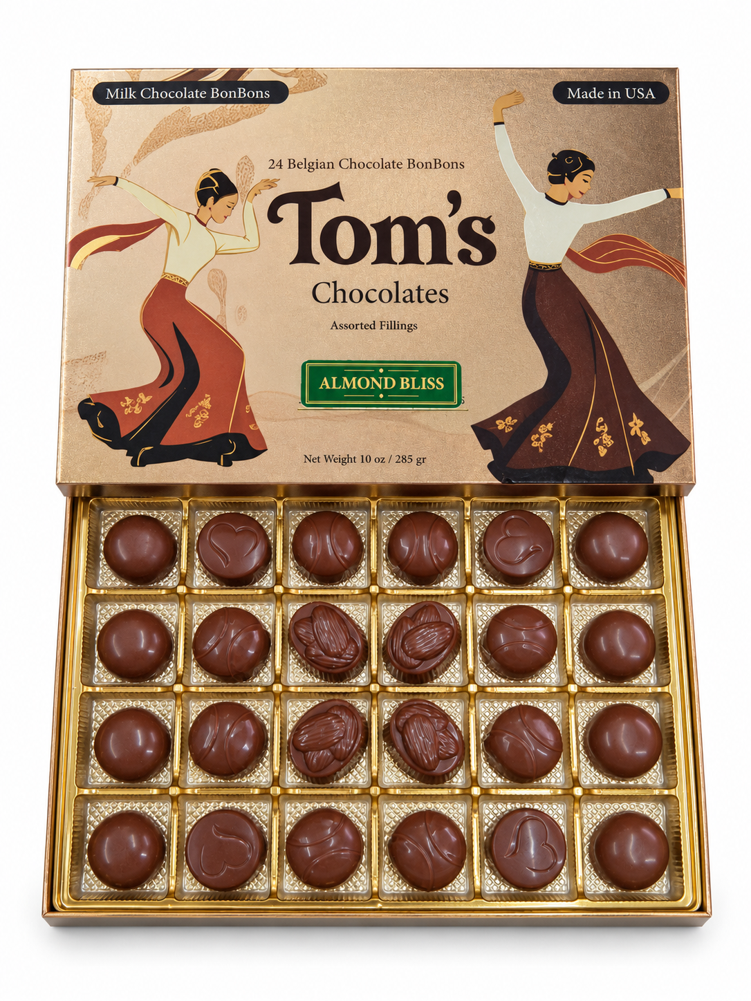 Almond Bliss Milk Chocolate – 24 Piece Gift Box