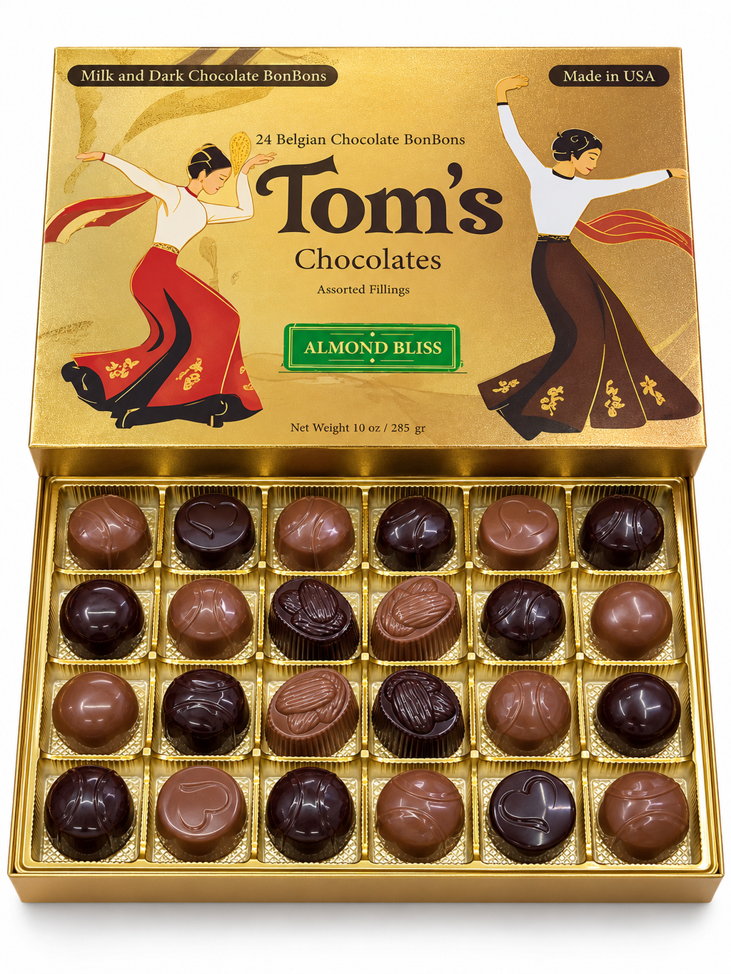 Almond Bliss Mixed Chocolate – 24 Piece Gift Box